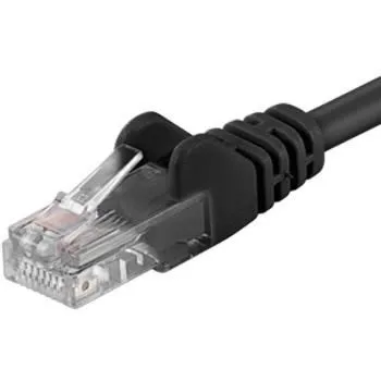 PremiumCord Patch kábel UTP RJ45-RJ45 CAT6 1, 5m čierna