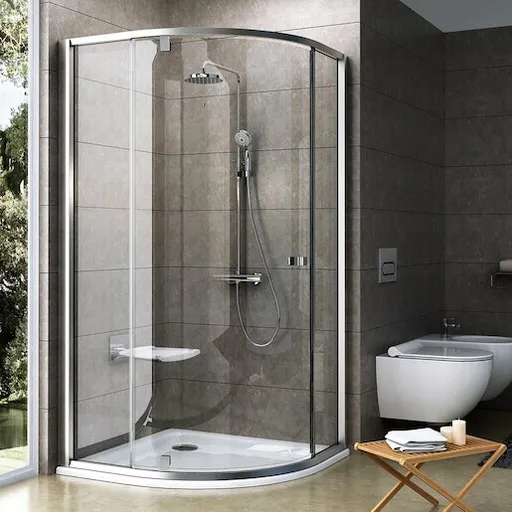 Ravak Pivot sprchový kút štvrťkruh 90x90 cm 37677u00z1 PSKK390TS