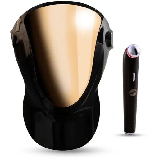 PALSAR7 Exclusive Set Professional LED Mask & Galvanic Iron set za zvýhodnenú cenu Black/Gold