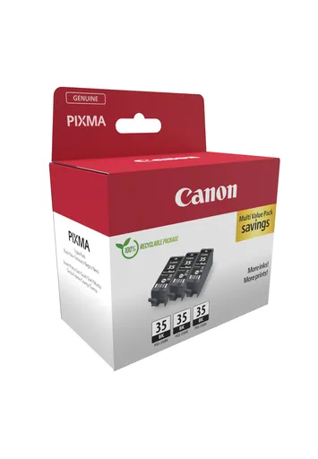 Canon PGI-35 BK TRIPLE 1509B028 čierna (black) sada originálne cartridge, 3ks
