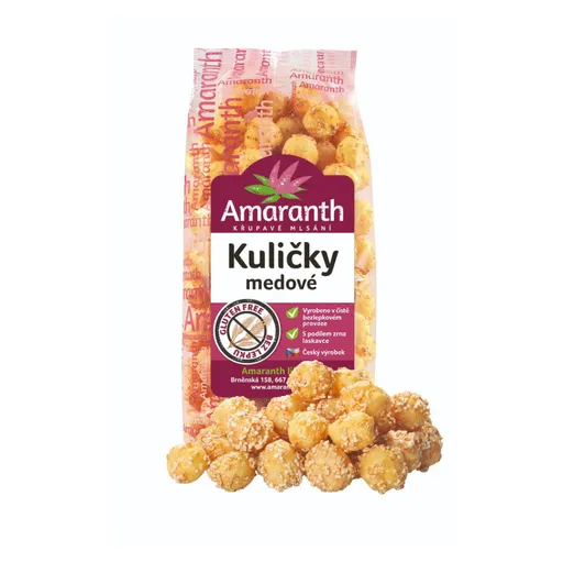 AMARANTH Guľôčky medové 100 g