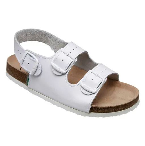 SANTÉ Dámske sandále S biele 1 pár, Veľkosť obuvi: 37