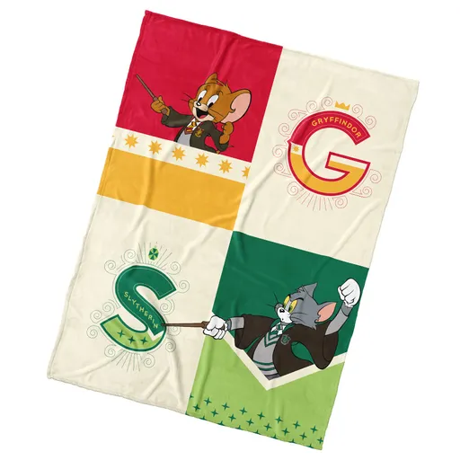 Carbotex Detská deka Tom a Jerry na Rokforte, 130 x 170 cm