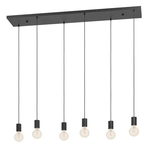 Závesné osvetlenie Eglo HUEBRO čierna 390268