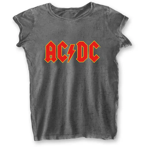 AC/DC tričko Logo Šedá S
