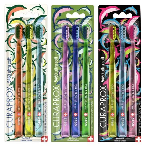 CURAPROX 5460 Ultra soft limitovaná edícia 3 kusy v jednom balení