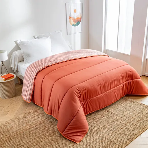 Prikrývka s vichy kockovaným vzorom, z mikrovlákna 400g/m2