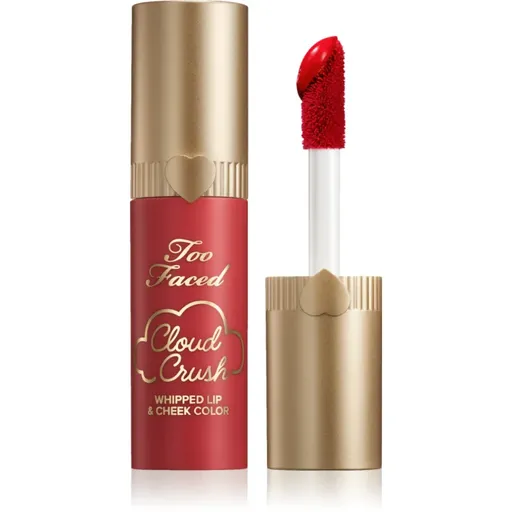Too Faced Cloud Crush Whipped Lip & Cheek Color tekutá lícenka na pery a líca odtieň Red Velvet 4.3 g