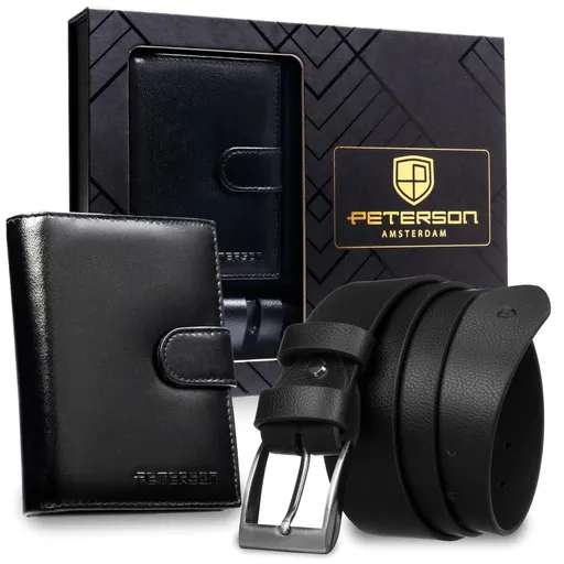 Darčekový set Peterson - peňaženka a opasok