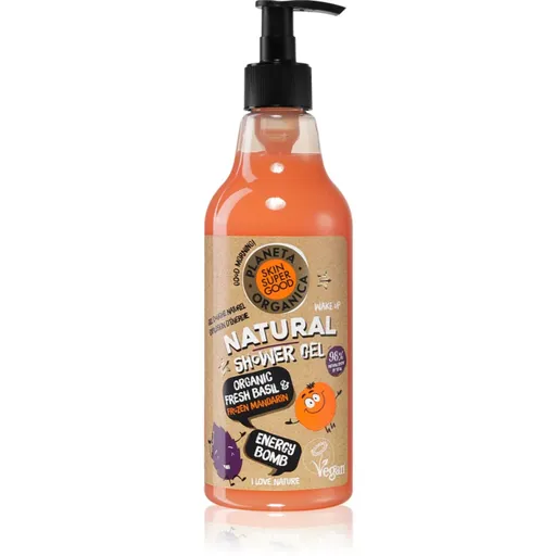 Organic Shop Skin Super Good prírodný sprchový gél s osviežujúcim účinkom 500 ml