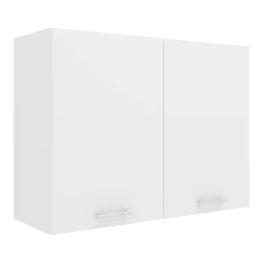 VCM Horní kuchyňská skříňka Esilo, 80 cm, 2 dvířka, bílá