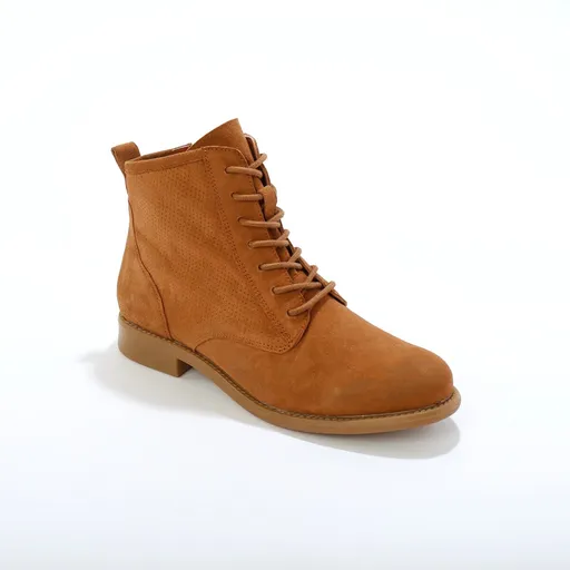 Elegantné vysoké topánky z koženej usne