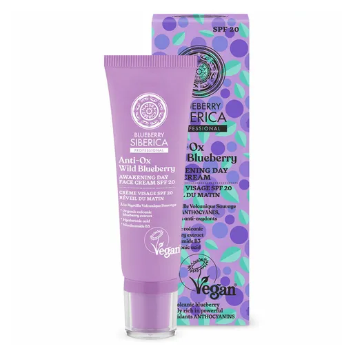 NATURA SIBERICA Blueberry Siberica Denný krém na prebudenie pleti 50 ml