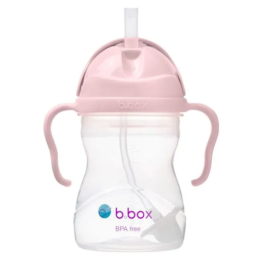 B.BOX Hrnček so slamkou gelato ružový 240 ml