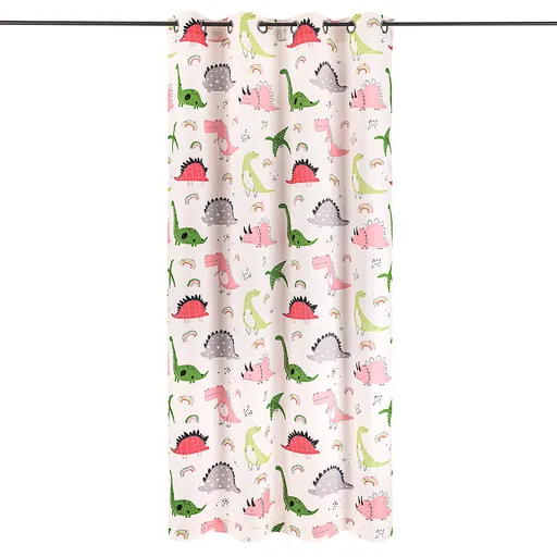 4Home Detský závěs Dino ružová, 140 x 245 cm