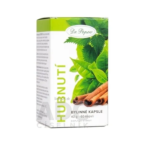 Dr. Popov Bylinné kapsuly CHUDNUTIE