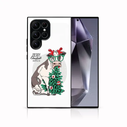 MY ART Kryt s vianočným dizajnom Samsung Galaxy S24 Ultra 5G MERRY CHRISTMAS (074)