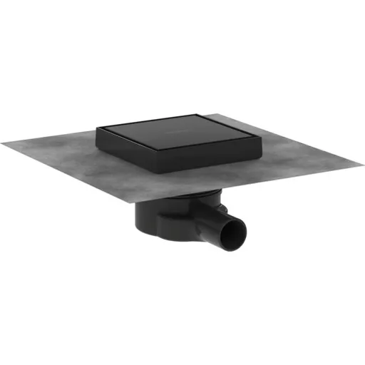 Hansgrohe RainDrain Point podlahový vpust dn40 15 cm matná čierna nerez 56249670