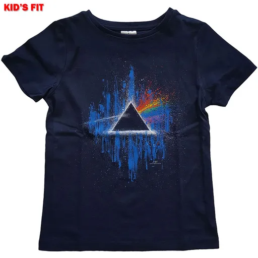 Pink Floyd tričko Dark Side of The Moon Blue Splatter Modrá 11 – 12 rokov