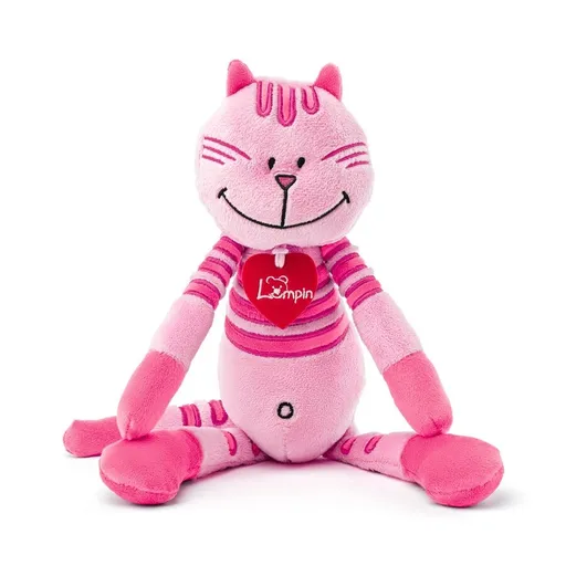 Lumpin Mačka Rosalie, stredná - ružová, 38cm