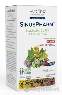 Avropa SinusPharm bylinné kvapky 50 ml