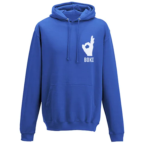 Boki mikina Dík mám sa dobre Tropická modrá XS