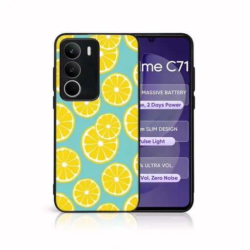 MY ART Ochranný kryt pre Realme C71 LEMON (121)