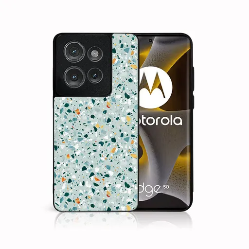 MY ART Ochranný kryt pre Motorola Edge 60 Neo / 50 Neo / ThinkPhone 25 / ThinkPhone 25 BLUE TERRAZZO (164)