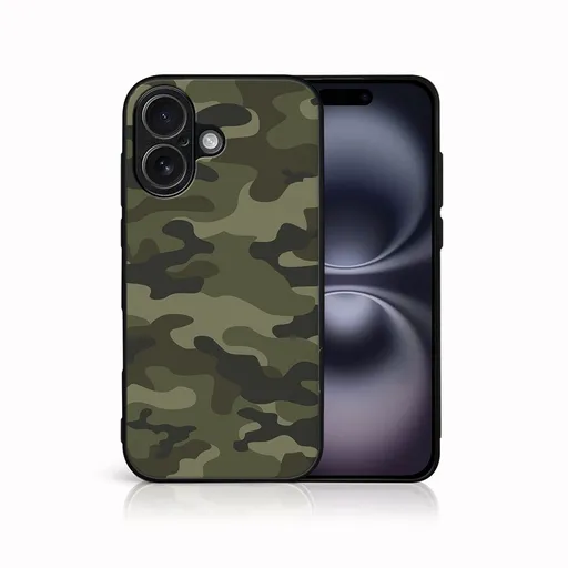 MY ART Ochranný kryt pre Apple iPhone 17 GREEN CAMO (235)