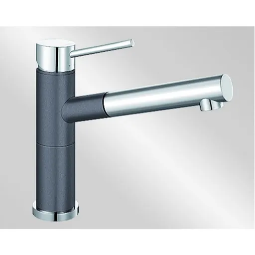 Blanco Alta - S Compact drezová batéria s vyťahovacou sprškou šedá skala / chróm 518809