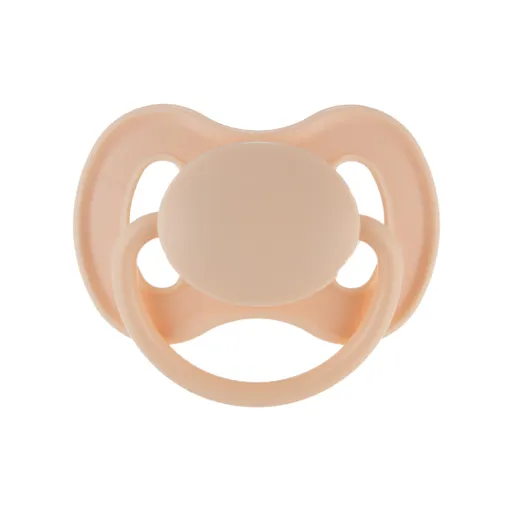 Canpol Babies Cumlík kaučukový okrúhla špička Nude 0–6 m 1 ks