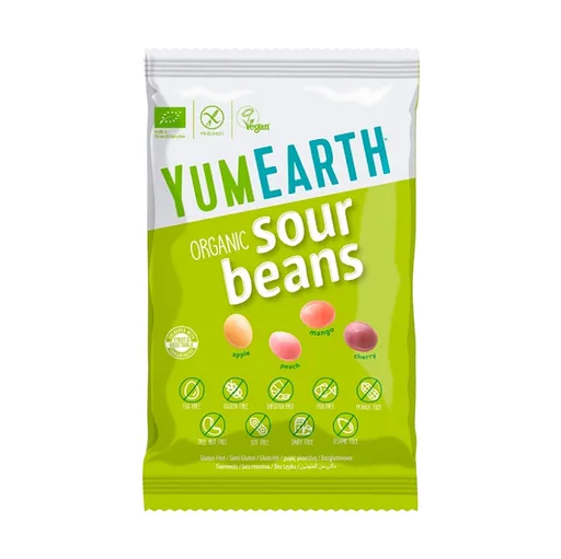 YUMEARTH Bio kyslé želé cukríky mix príchutí 50 g