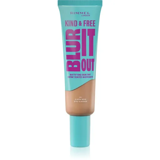 Rimmel Kind & Free Blur It Out ľahký hydratačný make-up SPF 20 odtieň 201 Classic Beige 30 ml