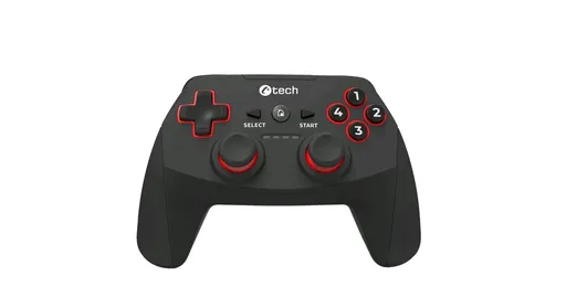 Gamepad C-TECH Khort pre PC/PS3/Android, 2x analóg, X-input, vibračný, bezdrôtový, USB