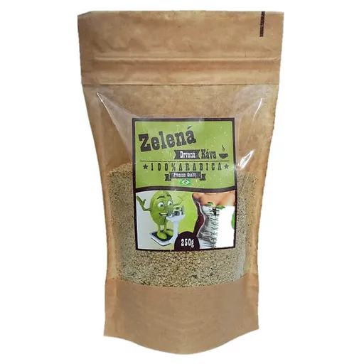 NAJTELO Zelená káva drvená 250 g
