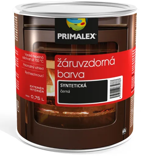 Primalex Žiaruvzdorná farba 0,25 l kováčska čierna