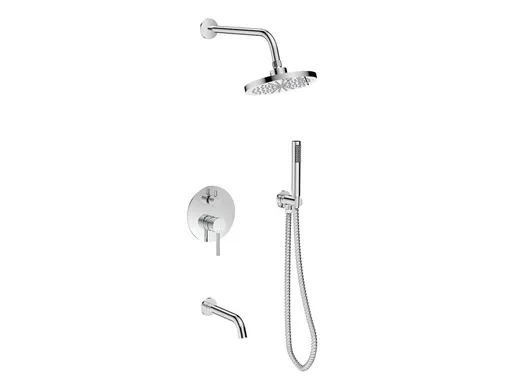 BESCO BESCO - Podomietkový sprchový set VEO I chróm BABPVCH