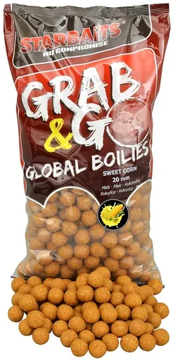 Starbaits boilies g&g global sweet corn - 2,5 kg 14 mm