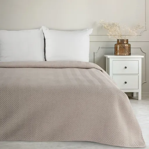 ArtFir PRIKRÝVKA NA POSTEĽ NA POSTEĽ 3 170 x 210 cm BÉŽOVÝ