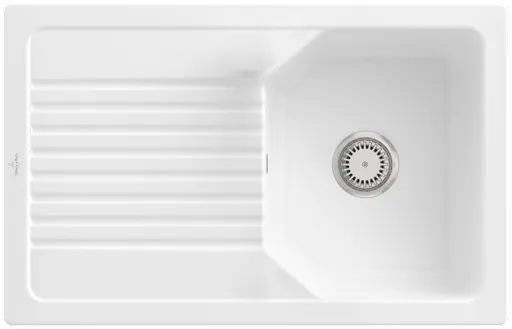 VILLEROY & BOCH VILLEROY & BOCH - Keramický drez Villeroy &amp; Boch Linara 45, 338401R1 White alpin 338401R1