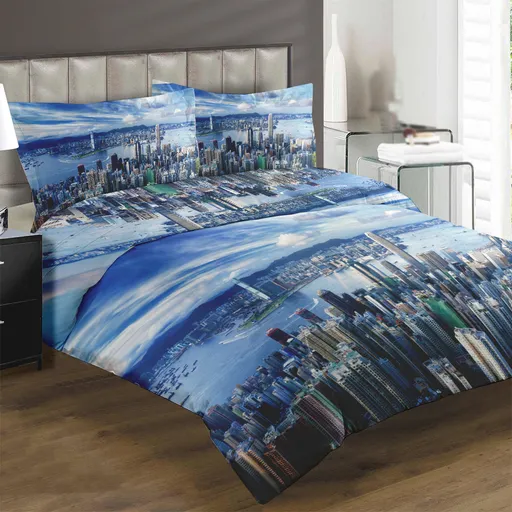 Obliečky Mesto (Rozmer: 1x150/200 + 1x60/50)