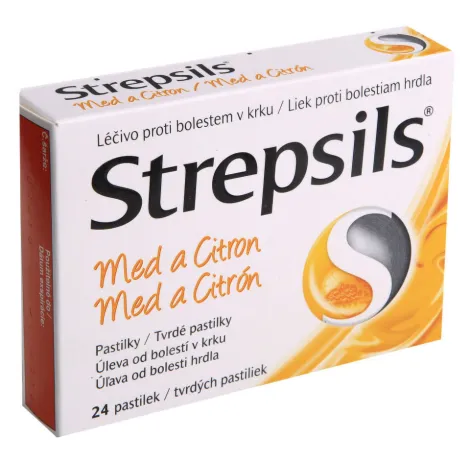 STREPSILS Med a citrón 24 past