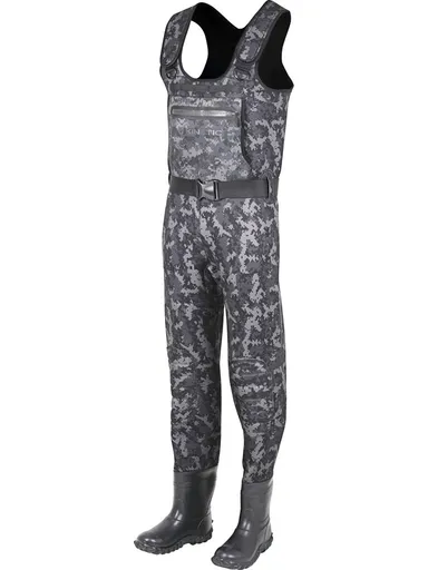 Kinetic neoprenové prsačky neorush bootfoot cleated grey camo - eu 46-47 (uk 11-11,5)