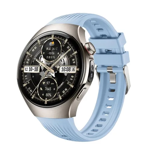 STRIPS Vymeniteľný remienok pre Huawei Watch 5 46mm svetlomodrý