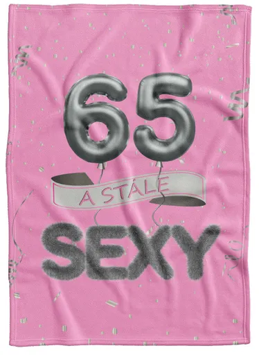 Deka Stále sexy – Ružová (vek: 65, Podšitie baránkom: NE)