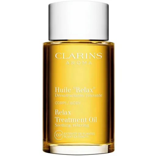 Clarins Relax Body Treatment Oil upokojujúci a regeneračný olej pre všetky typy pokožky 100 ml