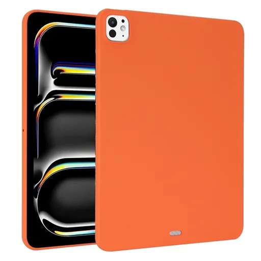 RUBBER Ochranný kryt pre Apple iPad Pro 11 2024 / M5 2025 oranžový