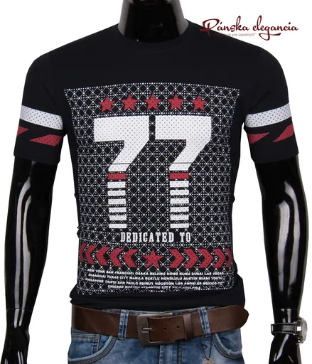 Originálne tričko čiernej farby SEMAL