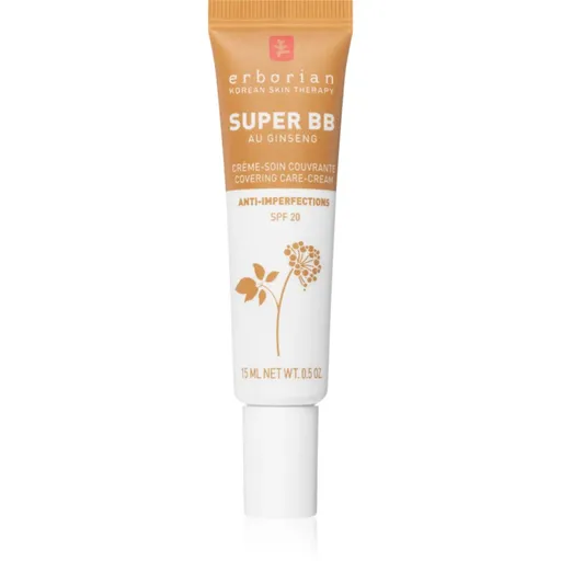 Erborian Super BB Covering Care-Cream BB krém pre bezchybný a zjednotený vzhľad pleti malé balenie odtieň Caramel 15 ml
