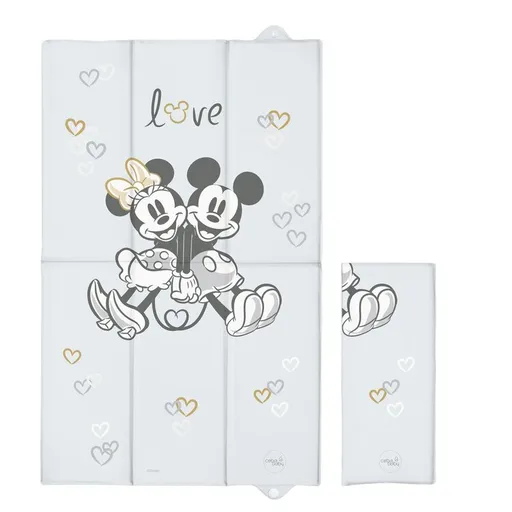 CEBA BABY Podložka prebaľovacia cestovná (50x80) Disney Minnie & Mickey Grey
